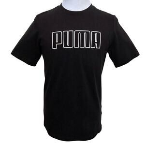 Puma NWT Short Sleeves Black Graphic Shirt Men M